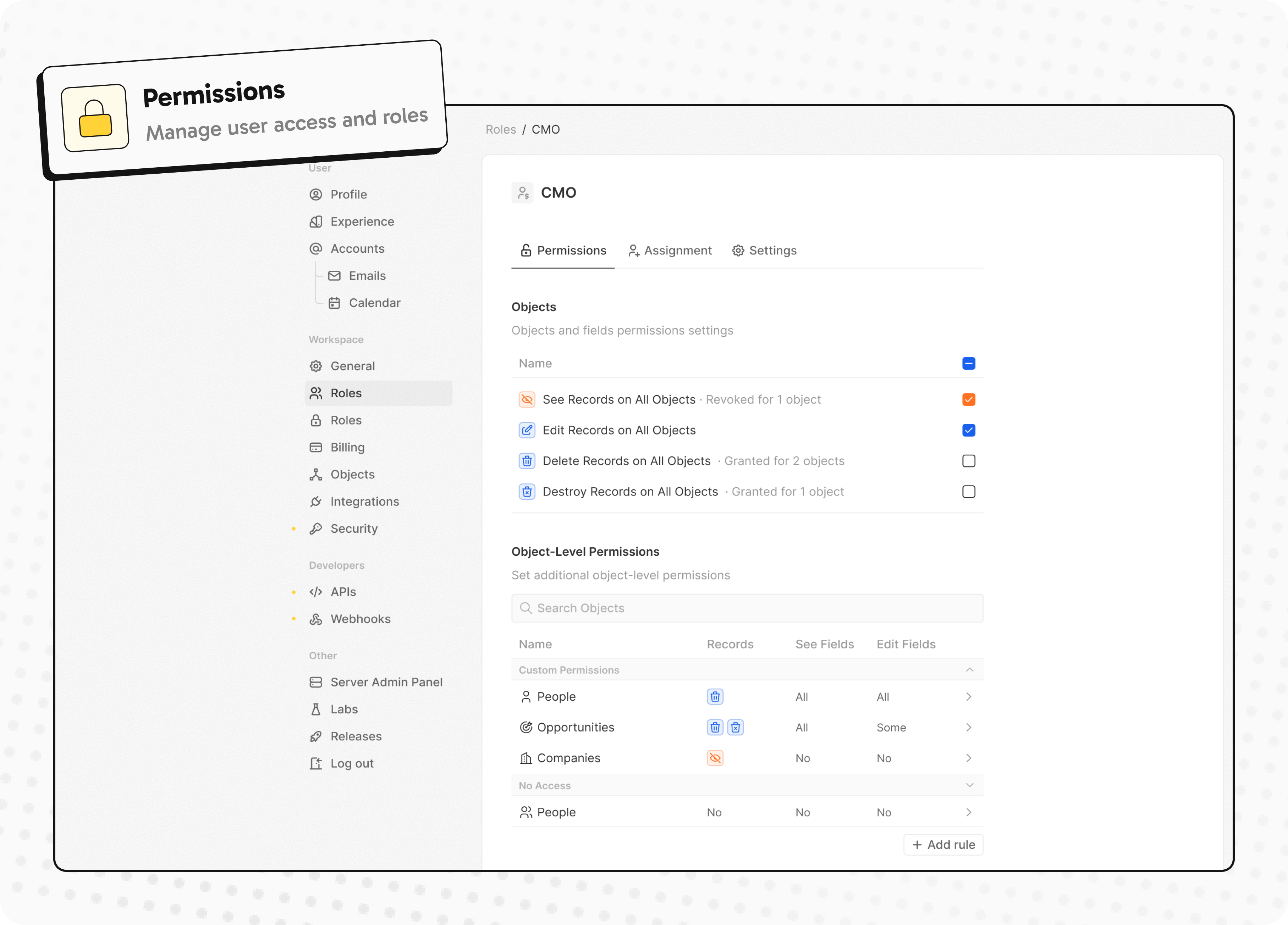 Permissions