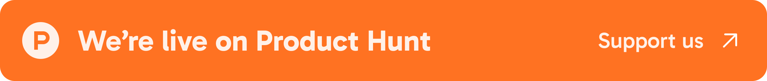 Product Hung Banner