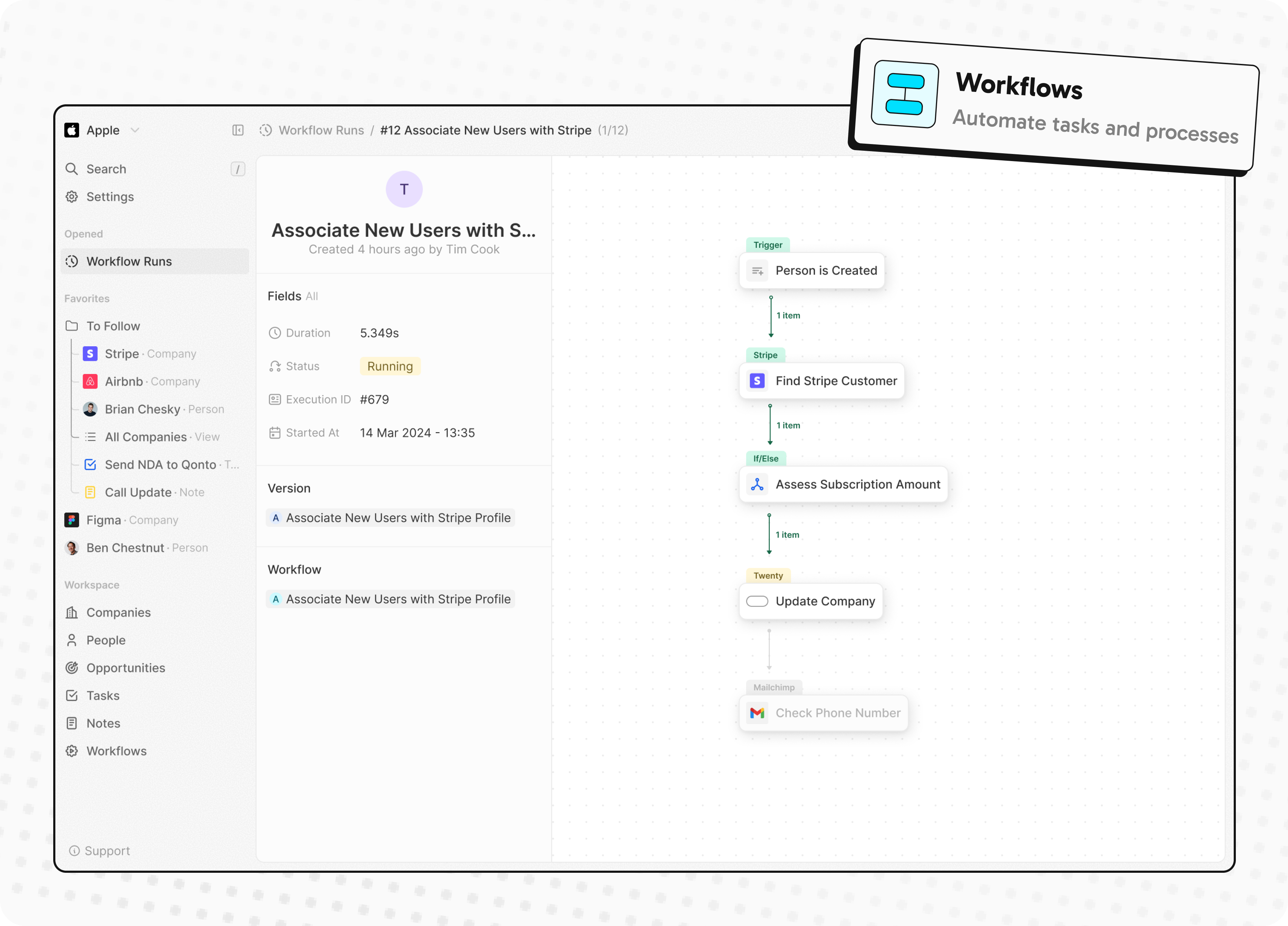 Workflows